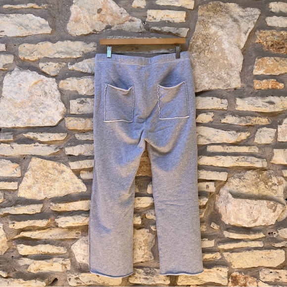 Frank & Eileen Bella Italian Sweatpants Triple Fleece Heather Grey Melange - Picture 6 of 9